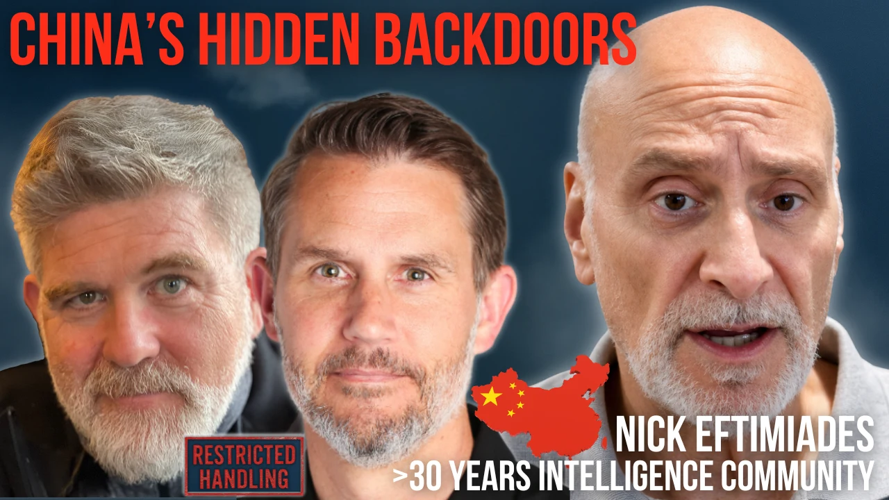 Restricted Handling episode artwork featuring China counterintelligence specialist Nick Eftimiades