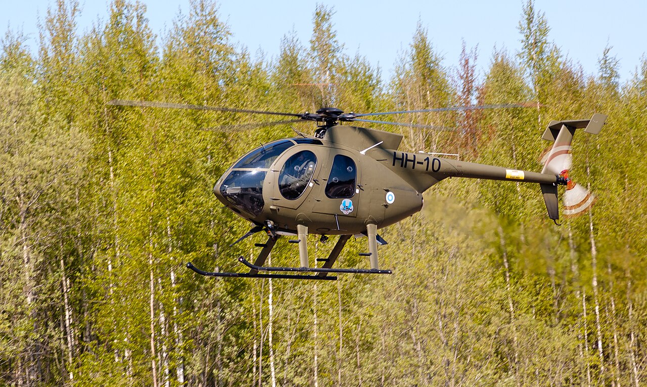 MD Helicopters MD 500, "HH-10" Helicopter in use by the Finnish Army.