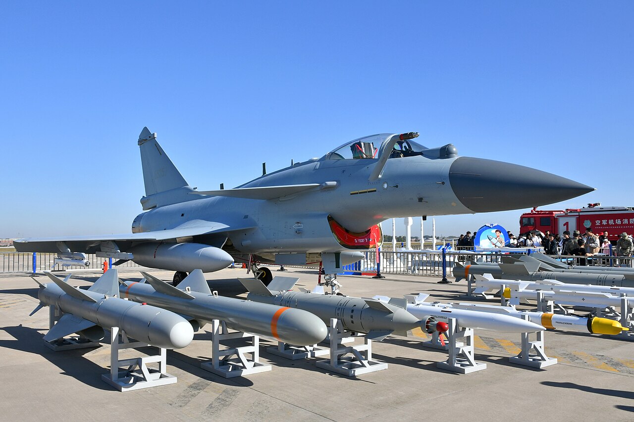 J-10C fighter at the September 2025 Changchun air show