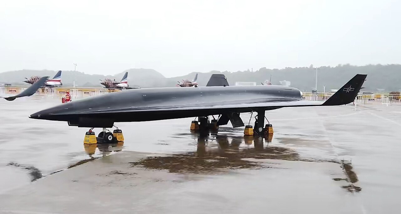 WZ-8 reconnaissance drone on static display