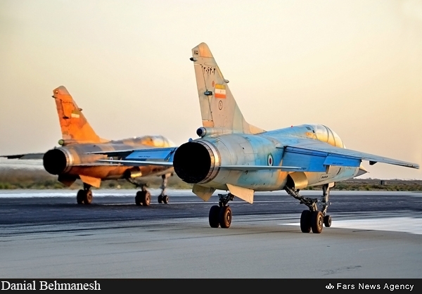 Iranian Mirage F1 aircraft on the ground