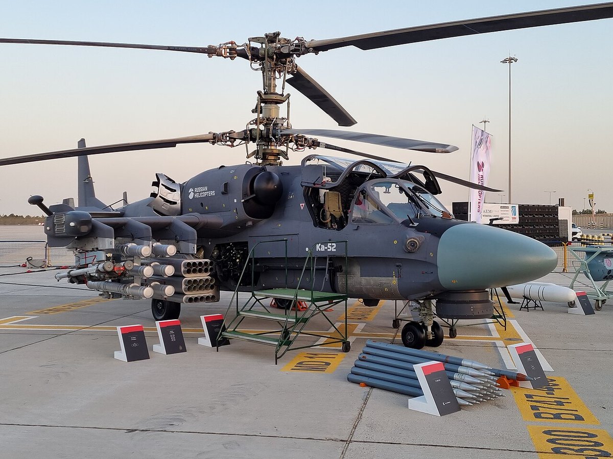 Ka-52M at Dubai Airshow 2021