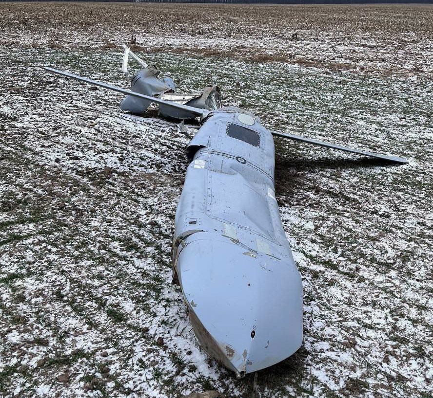 Russian Kh-101 cruise missile, shot in Vinnytsia Oblast of Ukraine on 26 January 2023.