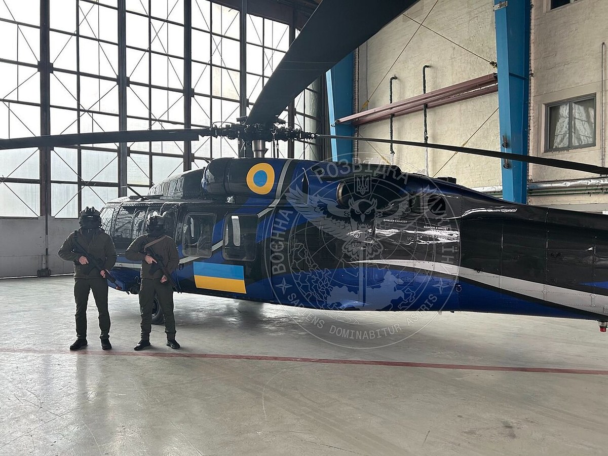 UH-60A Black Hawk operated by Ukrainian military intelligence
