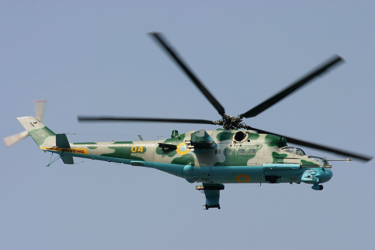 Ukrainian Army Mi-24P helicopter