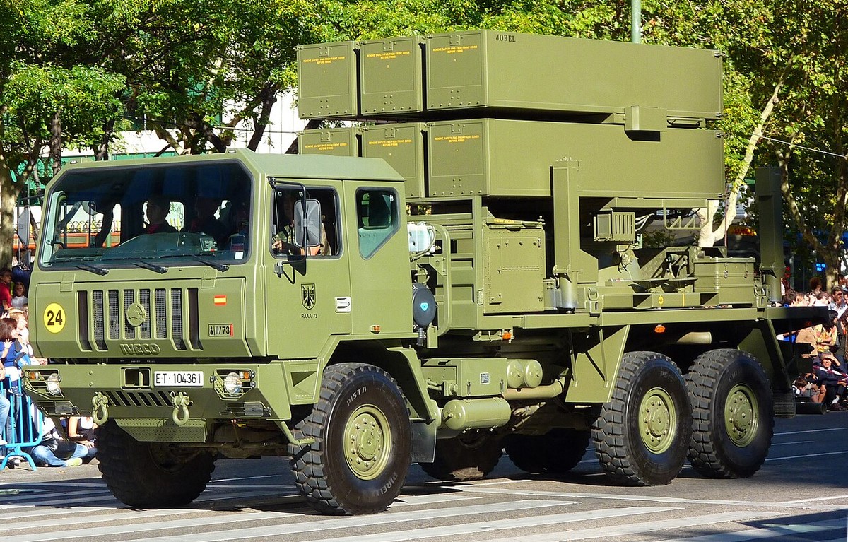 Spanish Army NASAMS II launcher