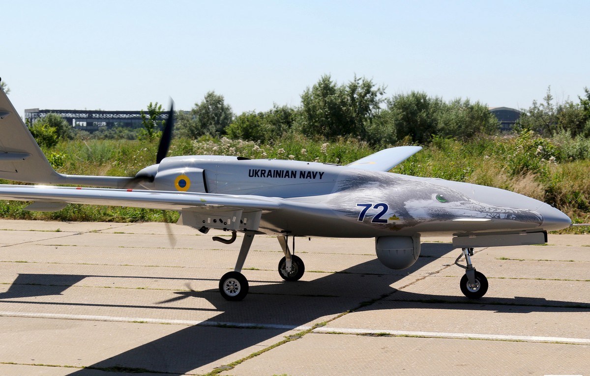 Bayraktar TB2 supplied to the Ukrainian Navy